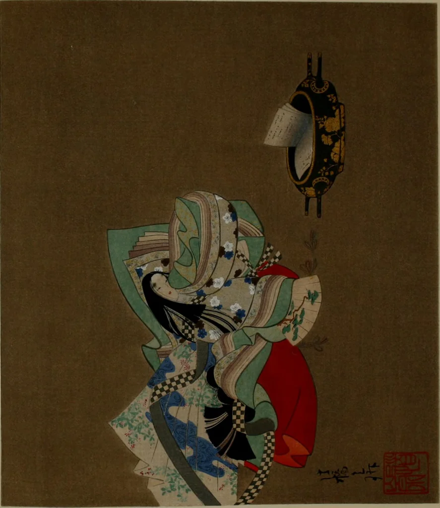 An illustration from Histoire de l'art du Japon;, 1900, leaf 326