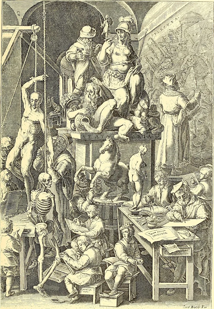 An illustration from Histoire de l'art pendant la renaissance, 1889, leaf 207