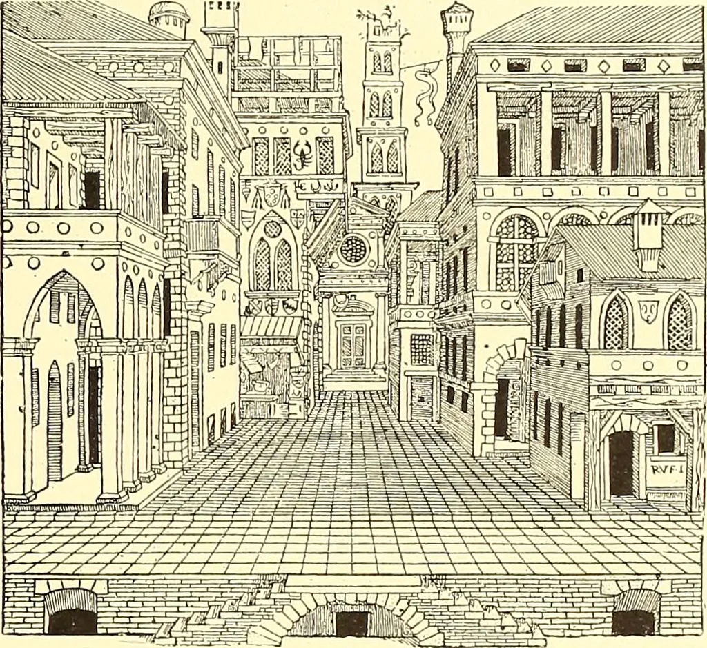 An illustration from Histoire de l'art pendant la renaissance, 1889, leaf 323