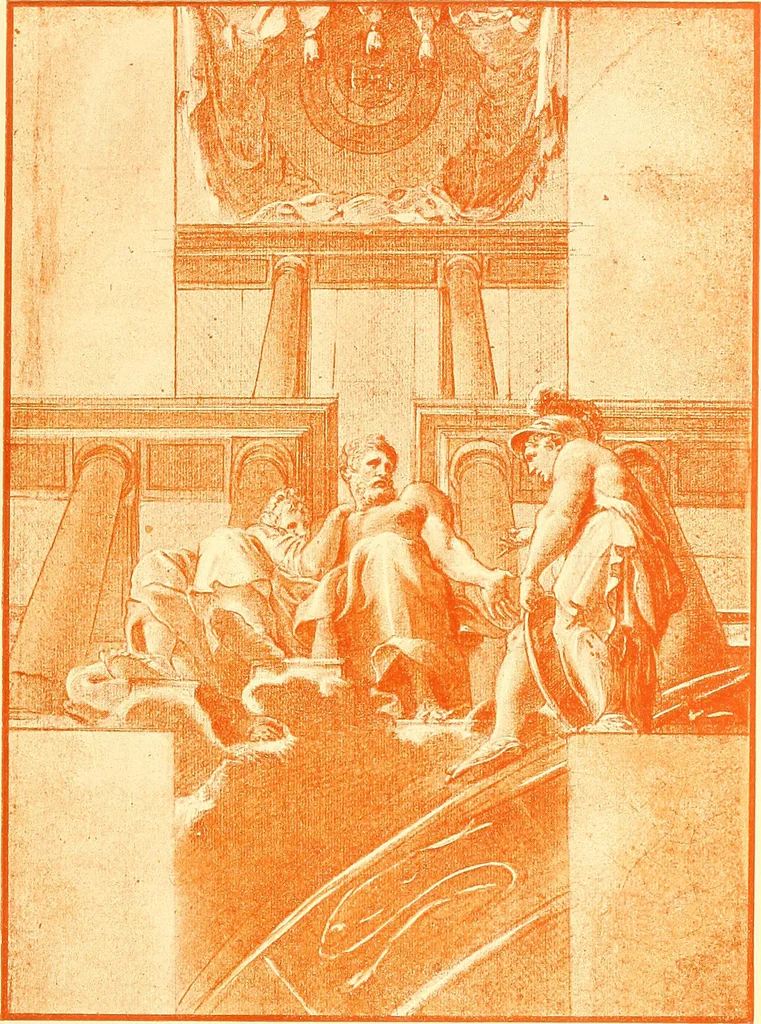 An illustration from Histoire de l'art pendant la renaissance, 1889, leaf 487