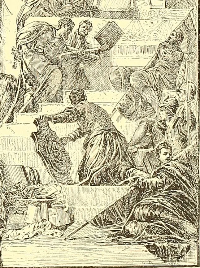 An illustration from Histoire de l'art pendant la renaissance, 1889, leaf 727