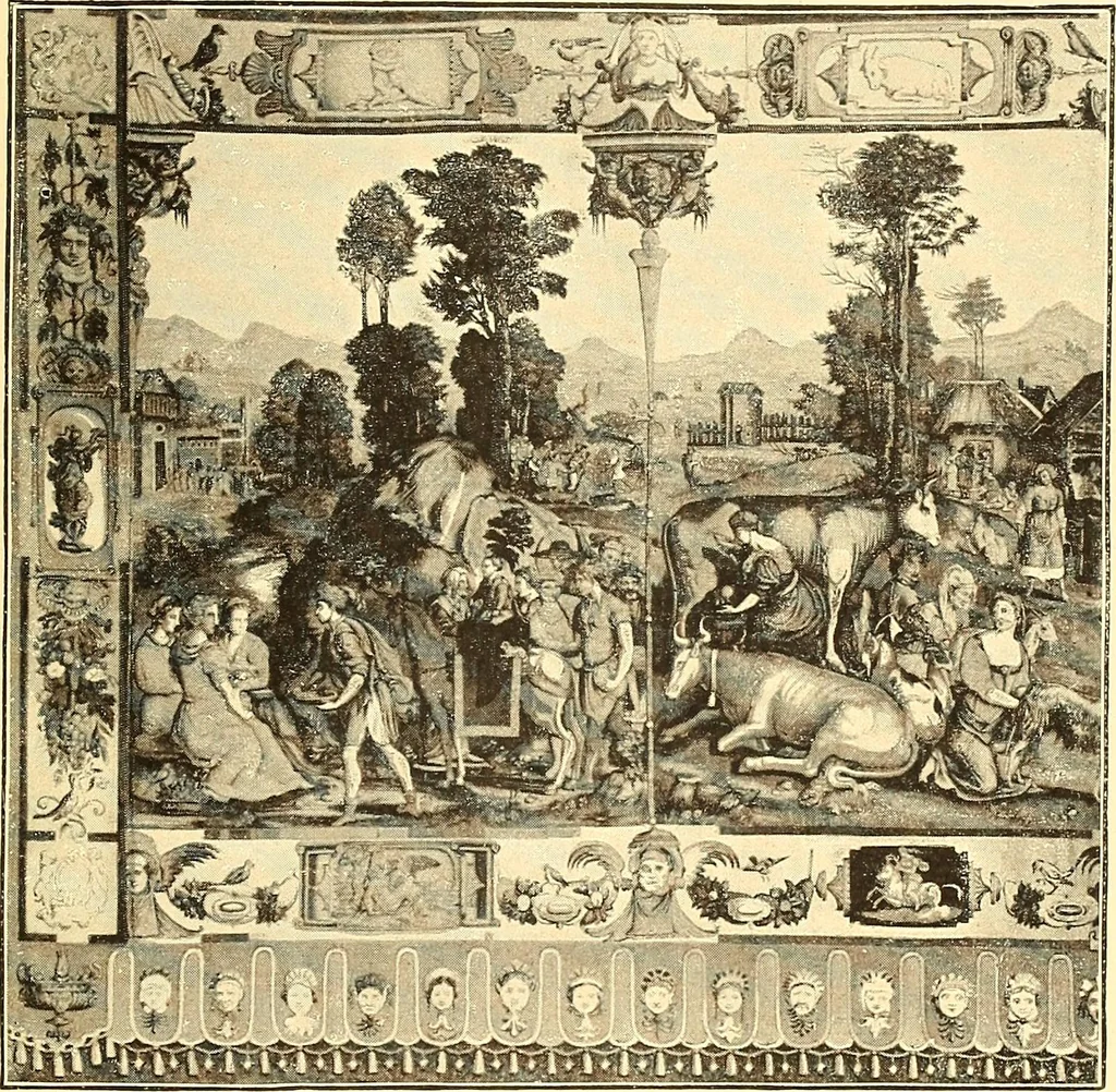 An illustration from Histoire de l'art pendant la renaissance, 1889, leaf 803