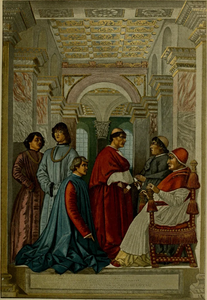 An illustration from Histoire de l'art pendant la Renaissance, 1889, leaf 128