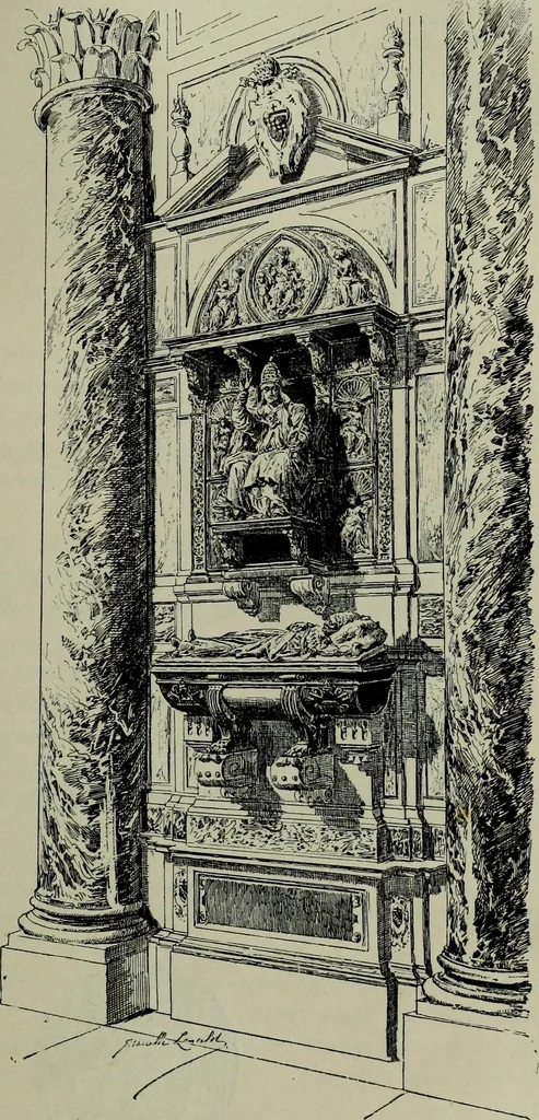 An illustration from Histoire de l'art pendant la Renaissance, 1889, leaf 132