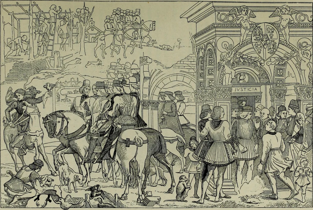 An illustration from Histoire de l'art pendant la Renaissance, 1889, leaf 176