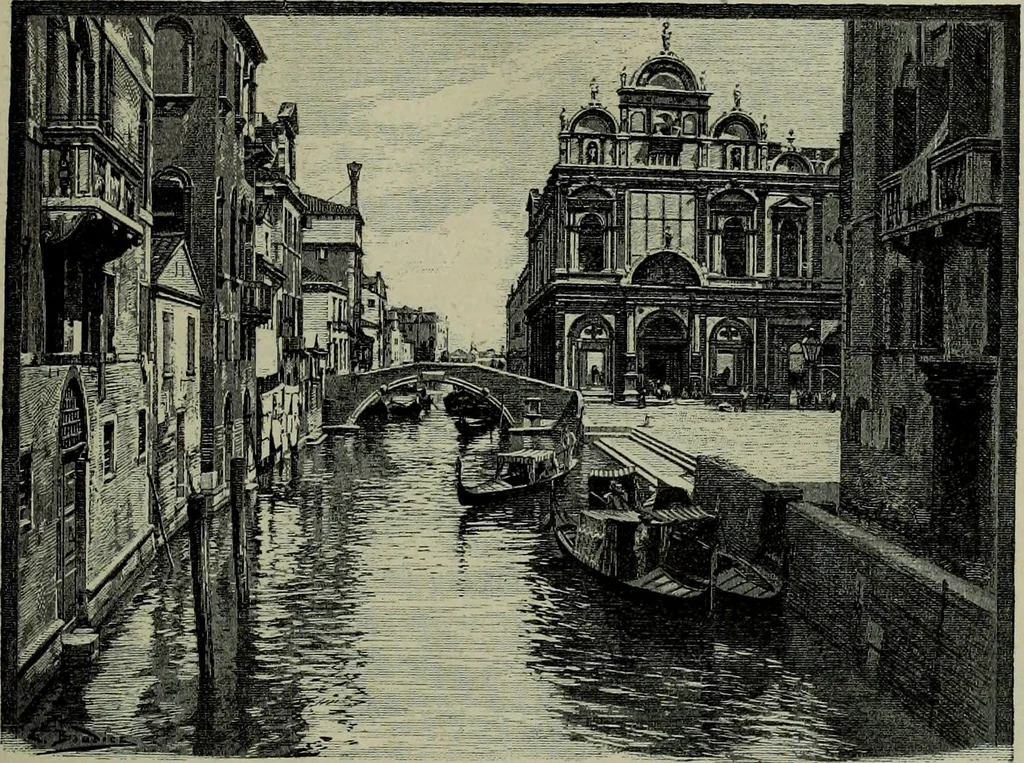 An illustration from Histoire de l'art pendant la Renaissance, 1889, leaf 196