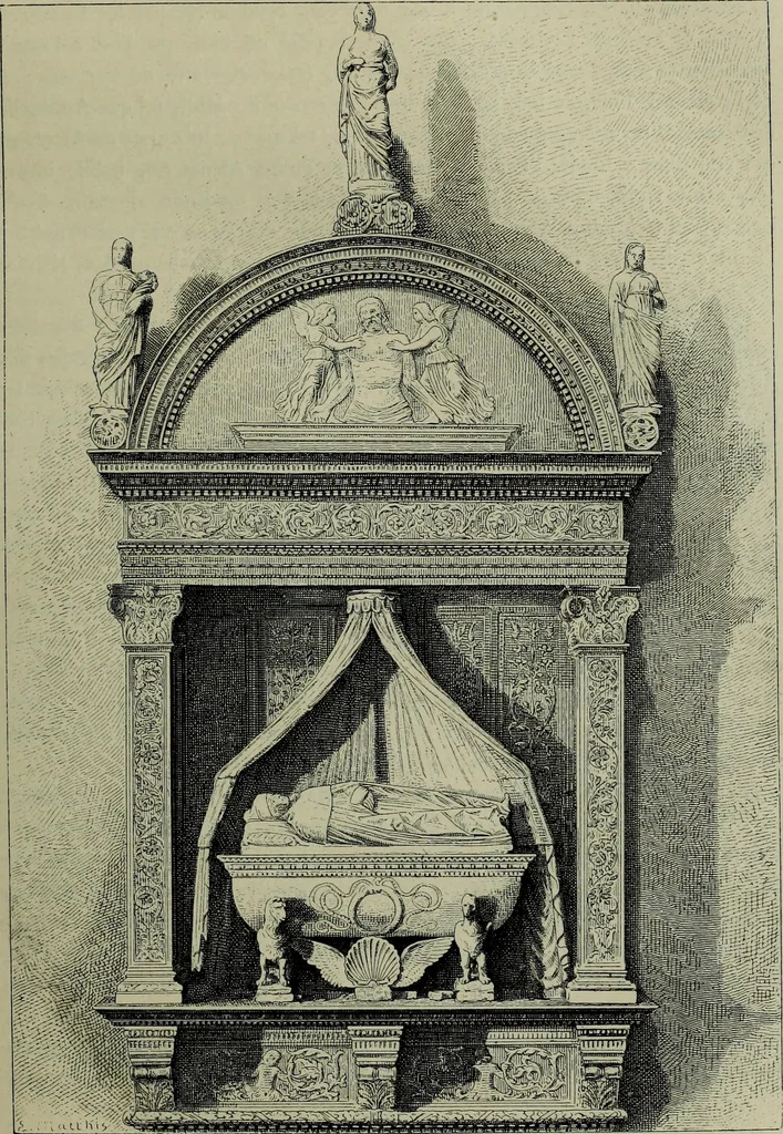 An illustration from Histoire de l'art pendant la Renaissance, 1889, leaf 203