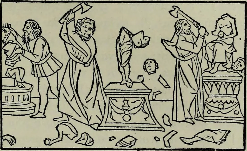 An illustration from Histoire de l'art pendant la Renaissance, 1889, leaf 255