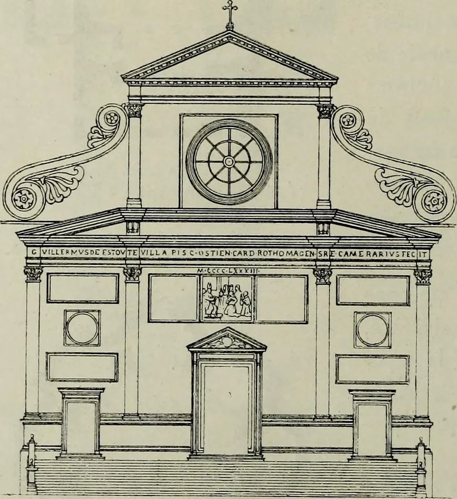 An illustration from Histoire de l'art pendant la Renaissance, 1889, leaf 468