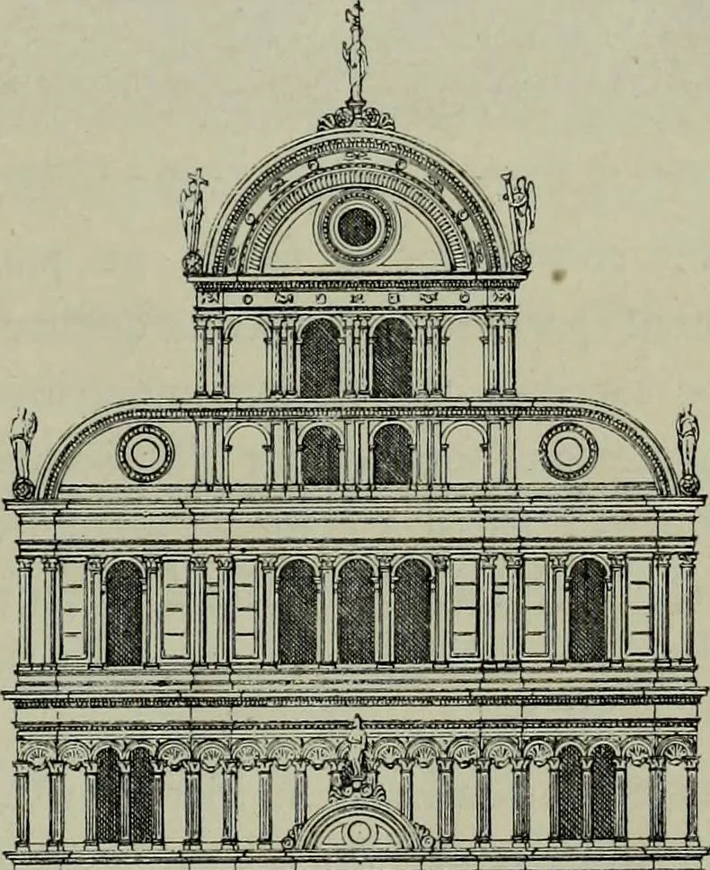 An illustration from Histoire de l'art pendant la Renaissance, 1889, leaf 471
