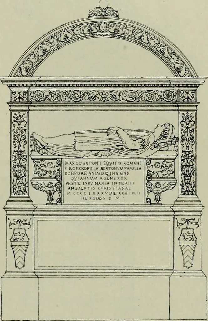 An illustration from Histoire de l'art pendant la Renaissance, 1889, leaf 487