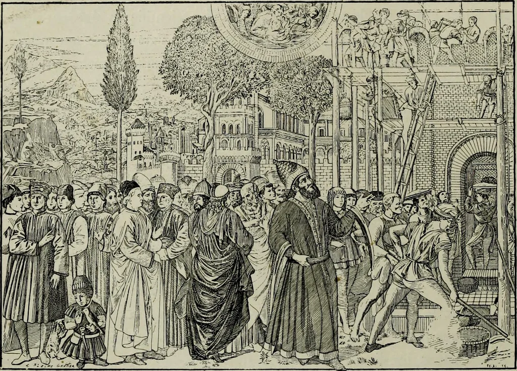 An illustration from Histoire de l'art pendant la Renaissance, 1889, leaf 53