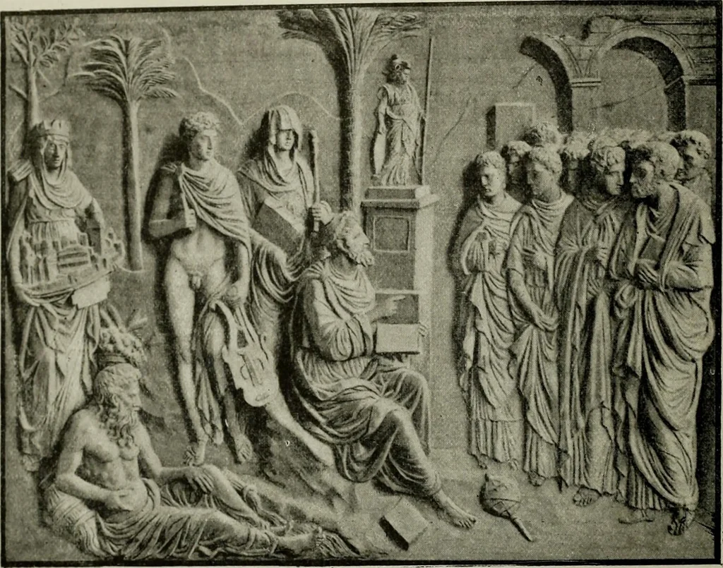 An illustration from Histoire de l'art pendant la Renaissance, 1889, leaf 140