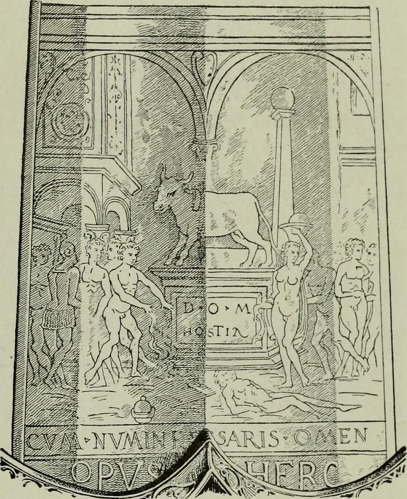 An illustration from Histoire de l'art pendant la Renaissance, 1889, leaf 19