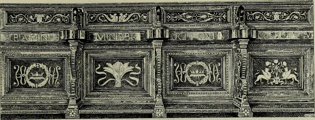 An illustration from Histoire de l'art pendant la Renaissance, 1889, leaf 215