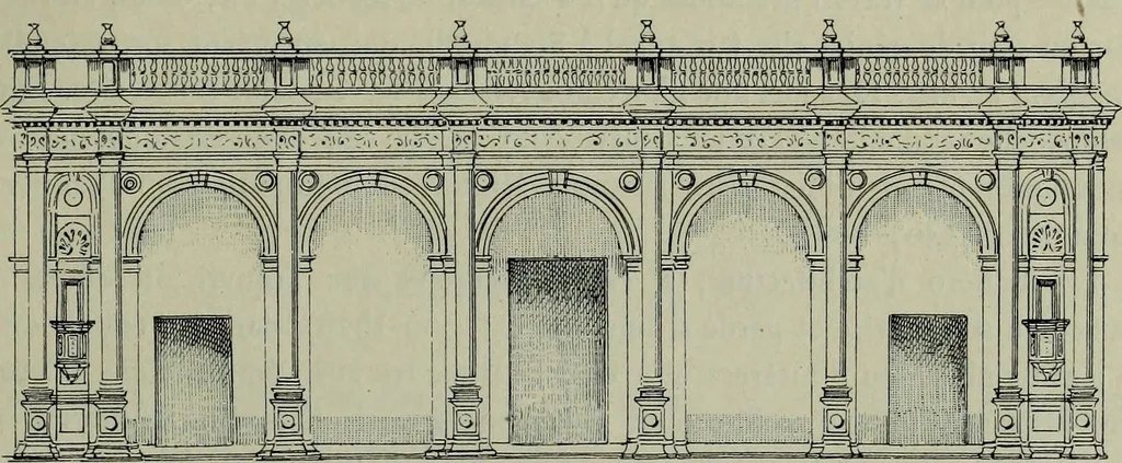 An illustration from Histoire de l'art pendant la Renaissance, 1889, leaf 268