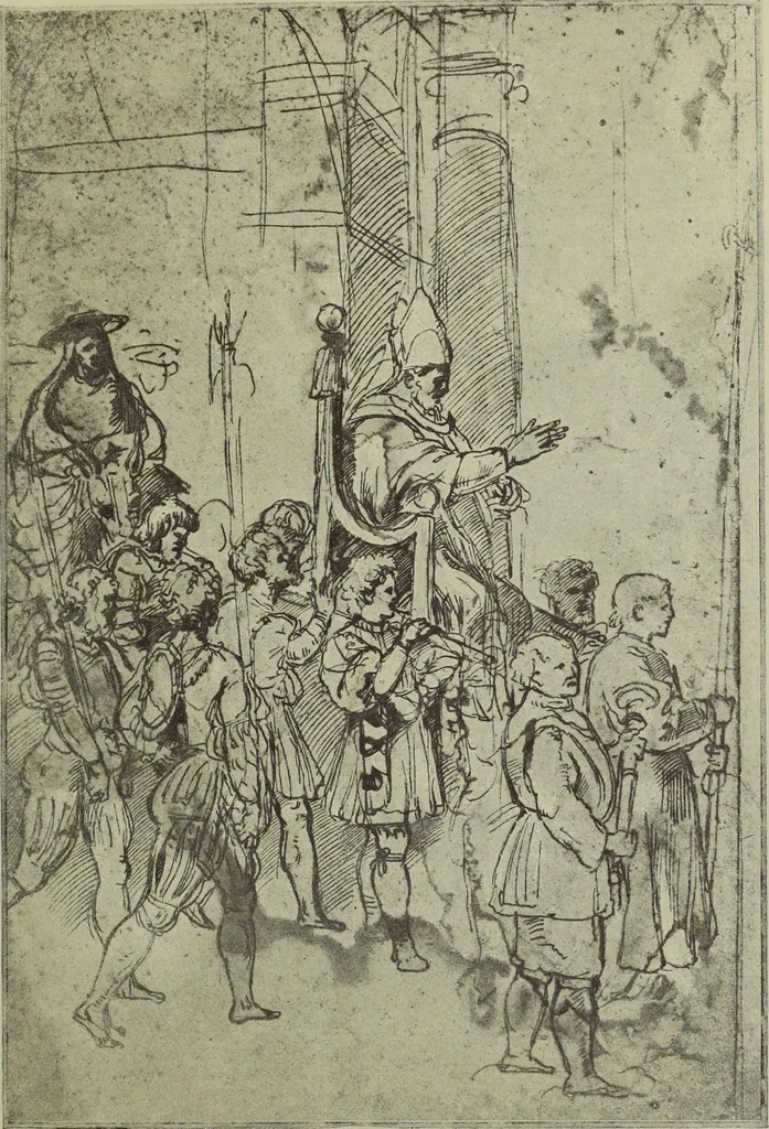 An illustration from Histoire de l'art pendant la Renaissance, 1889, leaf 281