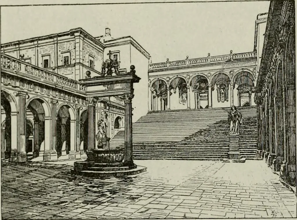 An illustration from Histoire de l'art pendant la Renaissance, 1889, leaf 296