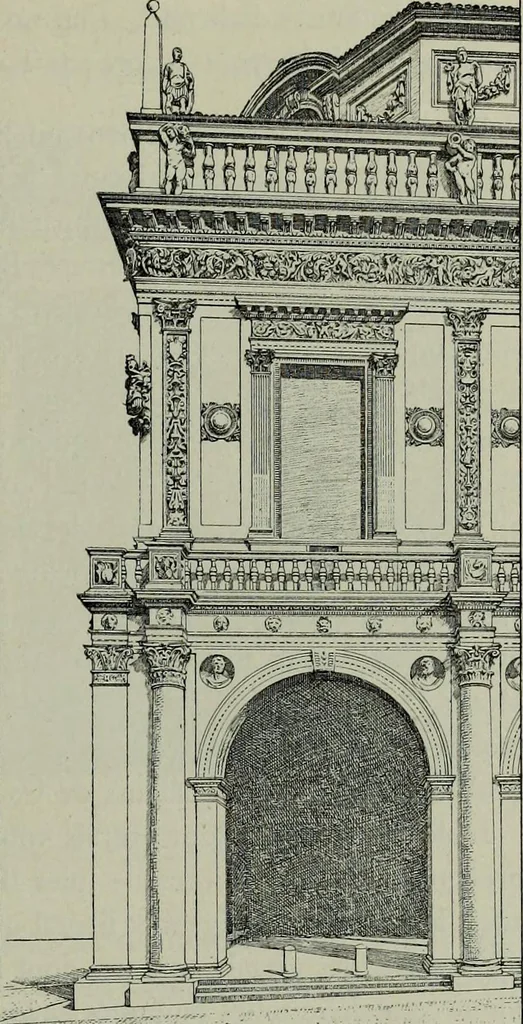 An illustration from Histoire de l'art pendant la Renaissance, 1889, leaf 345