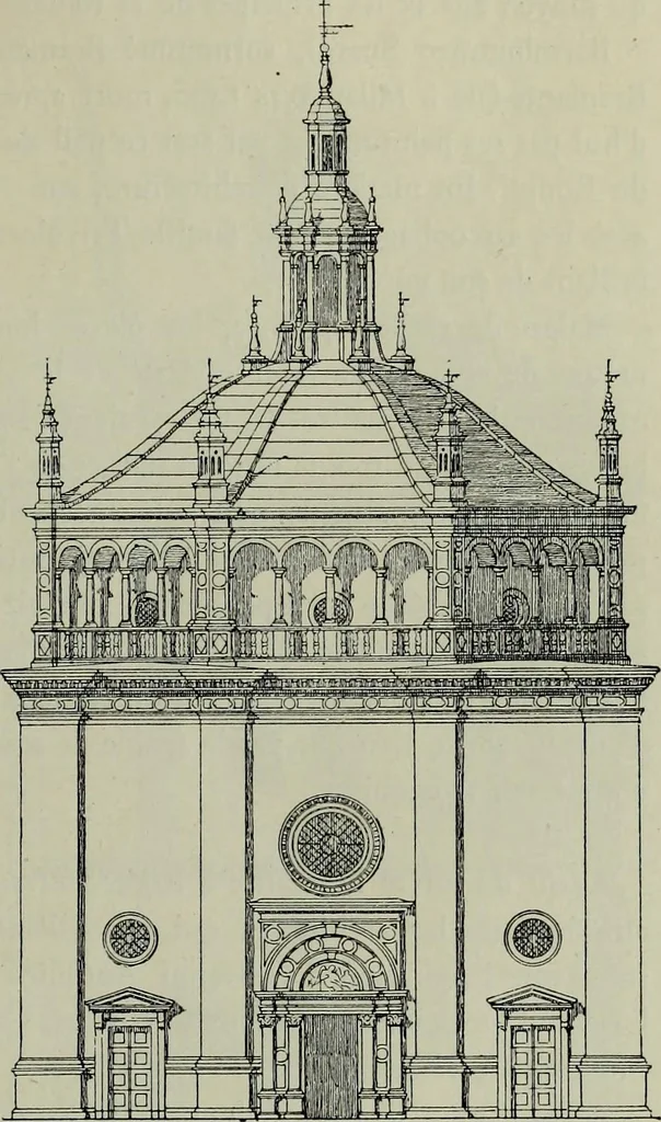 An illustration from Histoire de l'art pendant la Renaissance, 1889, leaf 413