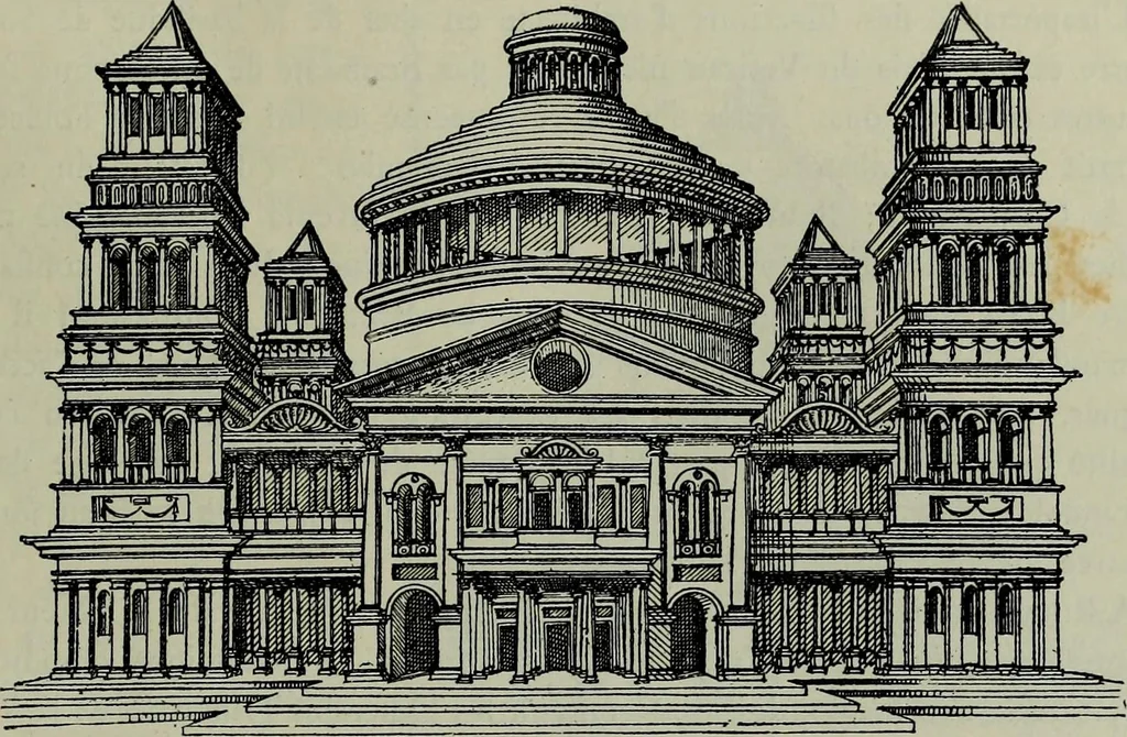 An illustration from Histoire de l'art pendant la Renaissance, 1889, leaf 437