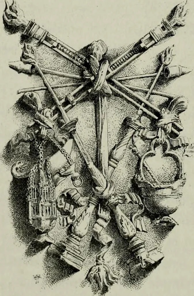 An illustration from Histoire de l'art pendant la Renaissance, 1889, leaf 444