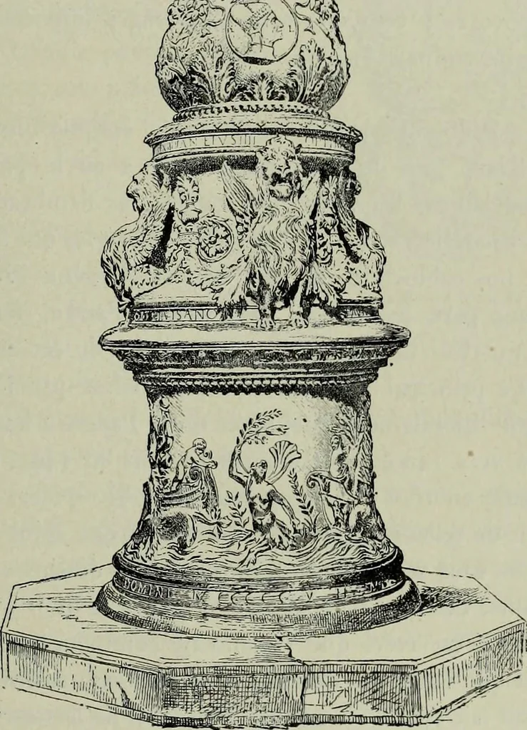 An illustration from Histoire de l'art pendant la Renaissance, 1889, leaf 587