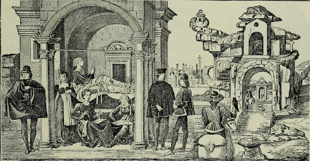 An illustration from Histoire de l'art pendant la Renaissance, 1889, leaf 663