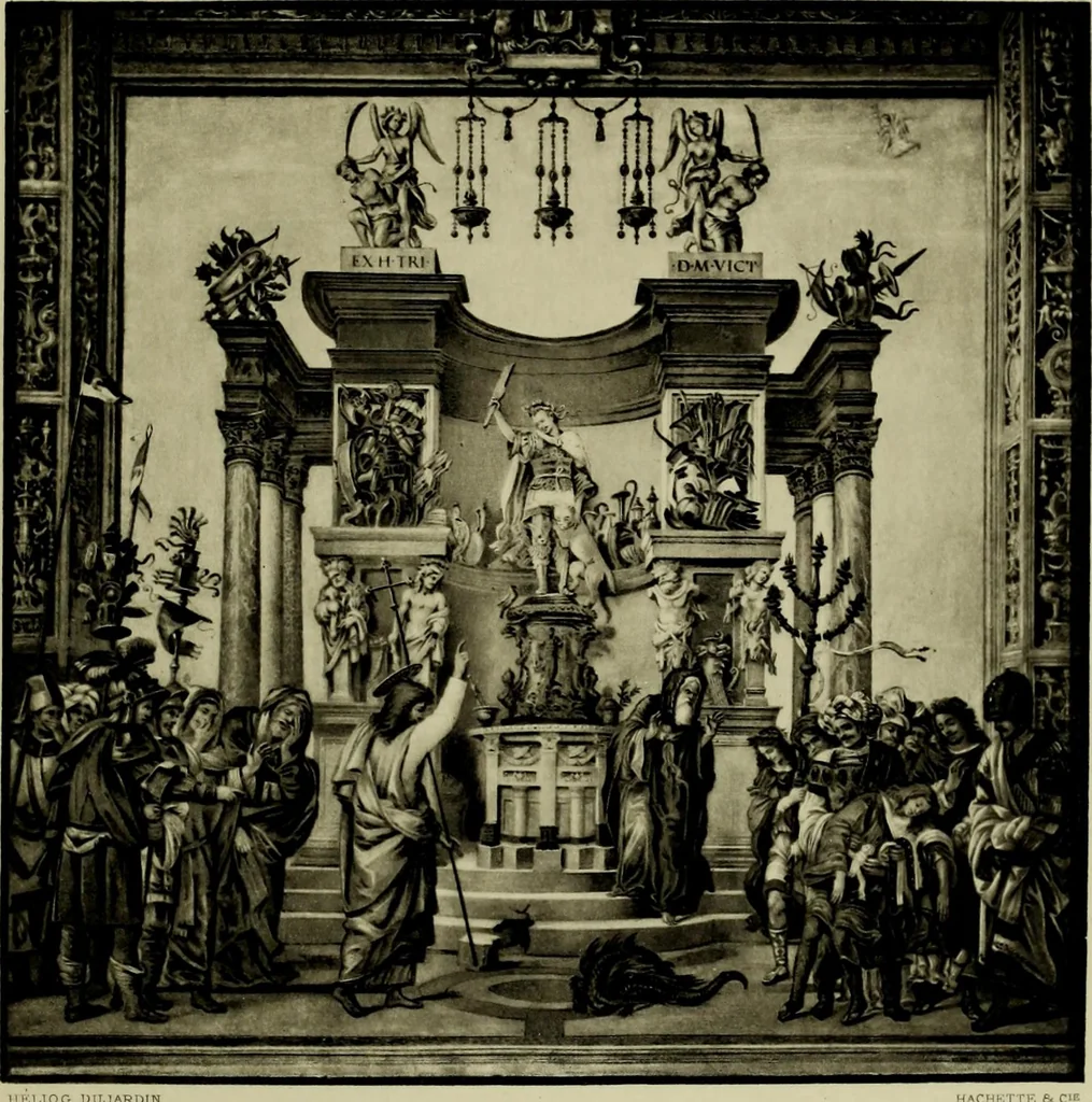 An illustration from Histoire de l'art pendant la Renaissance, 1889, leaf 711