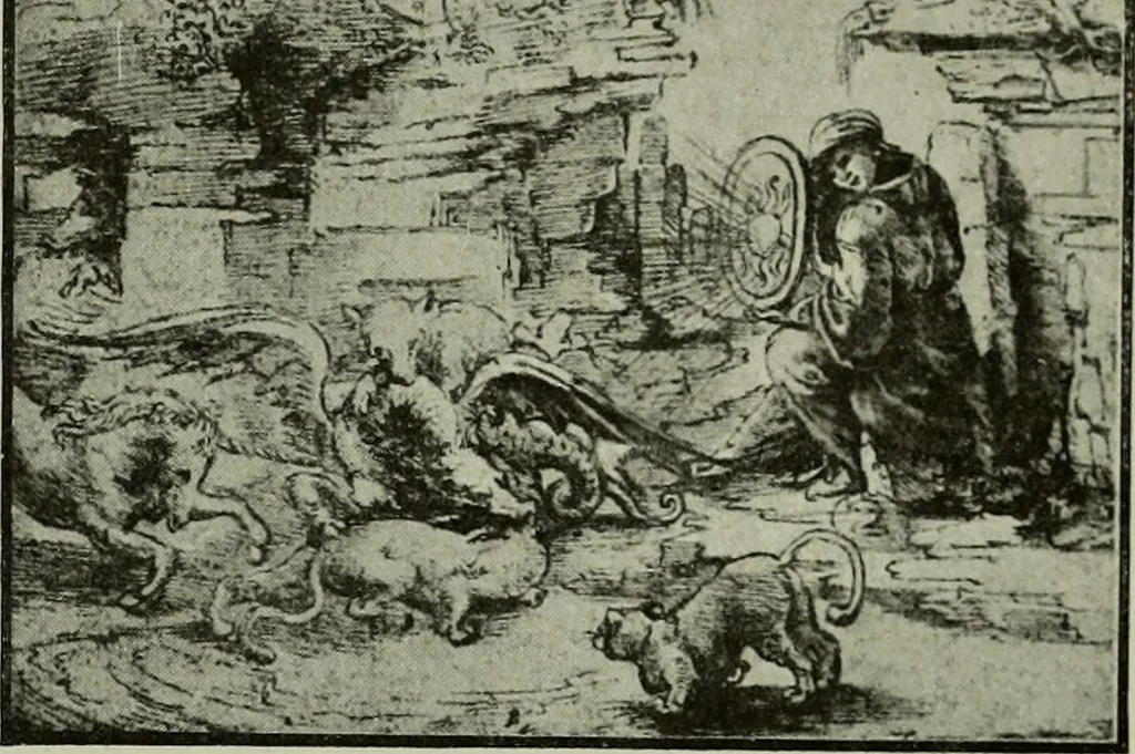 An illustration from Histoire de l'art pendant la Renaissance, 1889, leaf 75