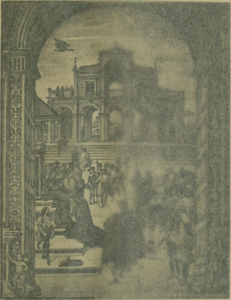 An illustration from Histoire de l'art pendant la Renaissance, 1889, leaf 805
