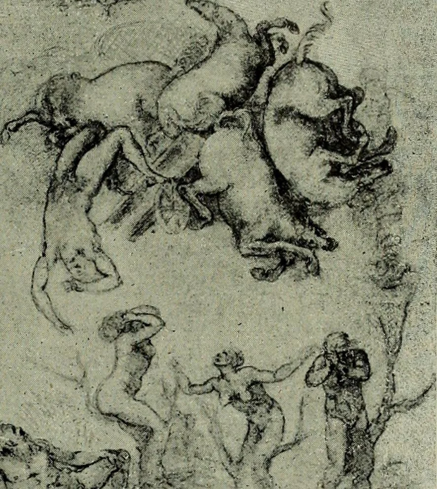 An illustration from Histoire de l'art pendant la Renaissance, 1889, leaf 133