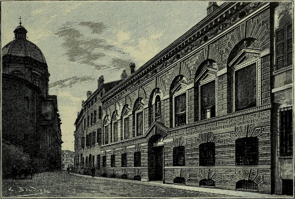An illustration from Histoire de l'art pendant la Renaissance, 1889, leaf 213
