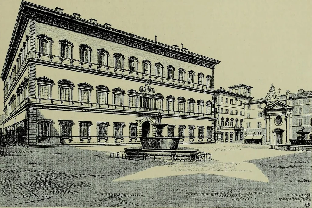 An illustration from Histoire de l'art pendant la Renaissance, 1889, leaf 261