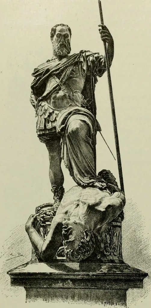 An illustration from Histoire de l'art pendant la Renaissance, 1889, leaf 38