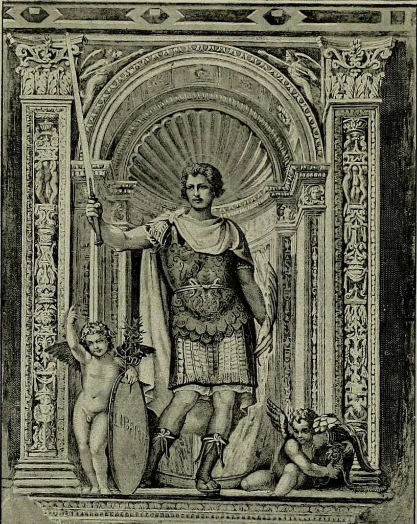 An illustration from Histoire de l'art pendant la Renaissance, 1889, leaf 576