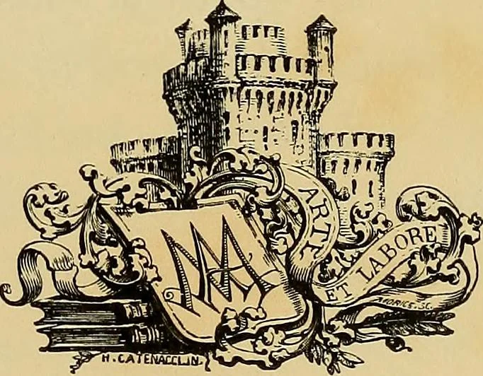 An illustration from Histoire de la verrerie et de l'émaillerie, 1886, leaf 11