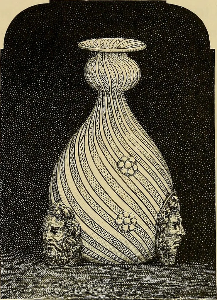 An illustration from Histoire de la verrerie et de l'émaillerie, 1886, leaf 125