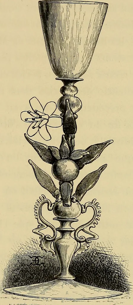 An illustration from Histoire de la verrerie et de l'émaillerie, 1886, leaf 127
