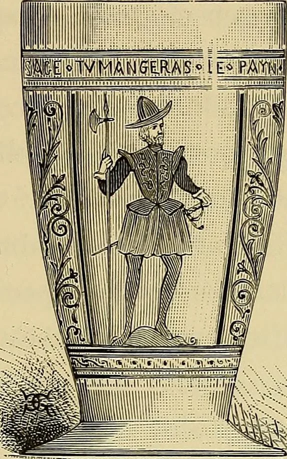 An illustration from Histoire de la verrerie et de l'émaillerie, 1886, leaf 143