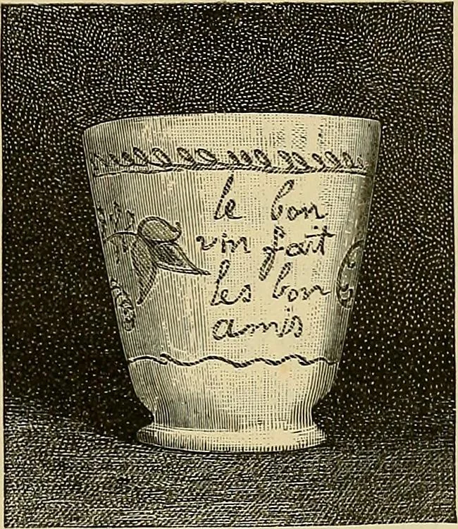 An illustration from Histoire de la verrerie et de l'émaillerie, 1886, leaf 195