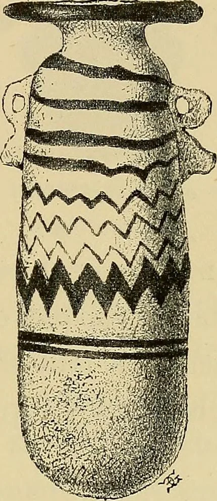An illustration from Histoire de la verrerie et de l'émaillerie, 1886, leaf 25