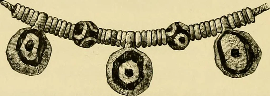 An illustration from Histoire de la verrerie et de l'émaillerie, 1886, leaf 26