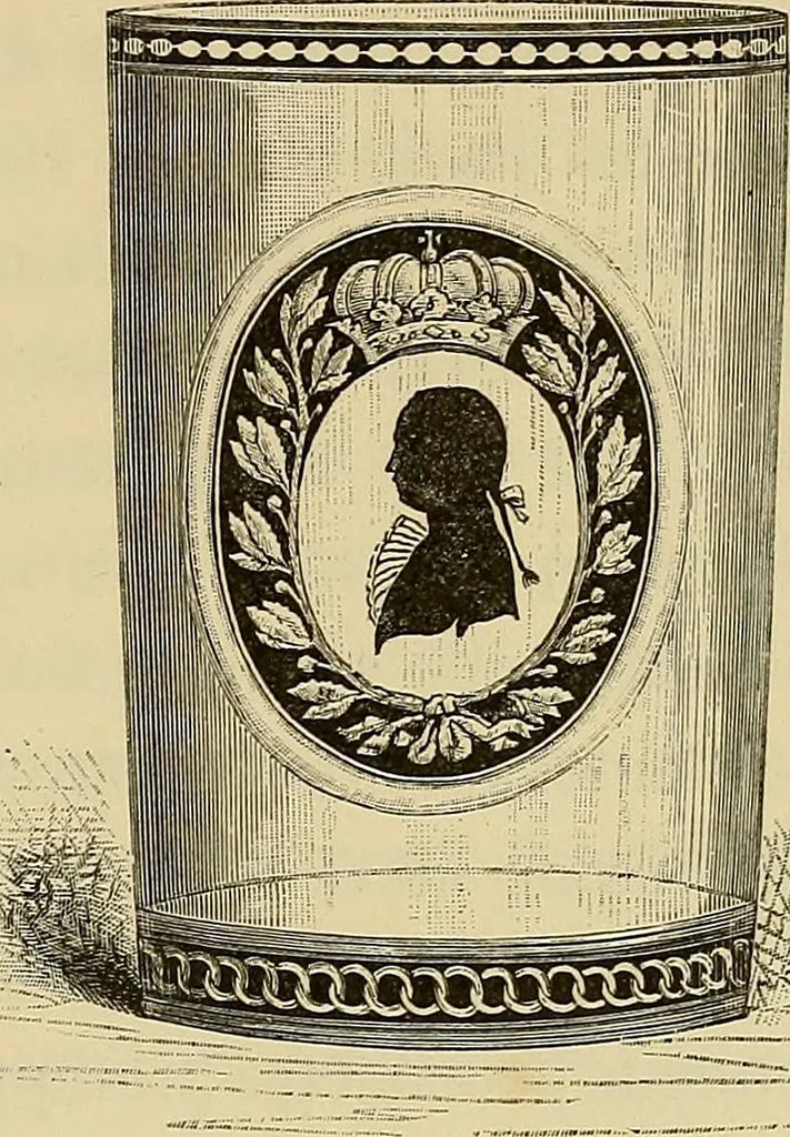 An illustration from Histoire de la verrerie et de l'émaillerie, 1886, leaf 307