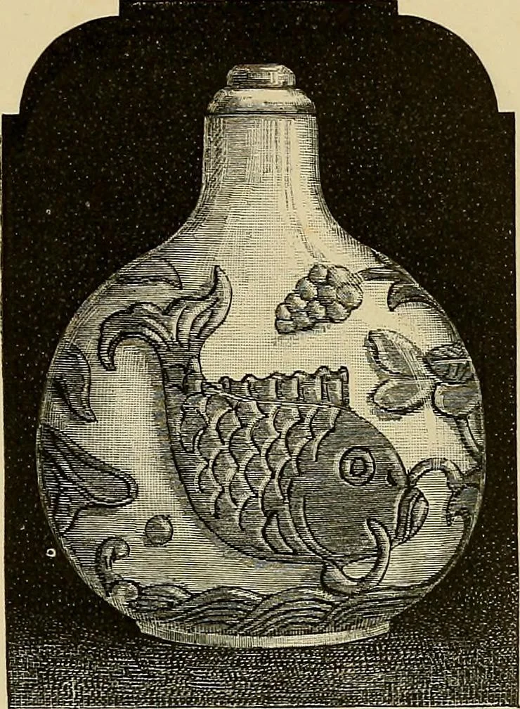 An illustration from Histoire de la verrerie et de l'émaillerie, 1886, leaf 345