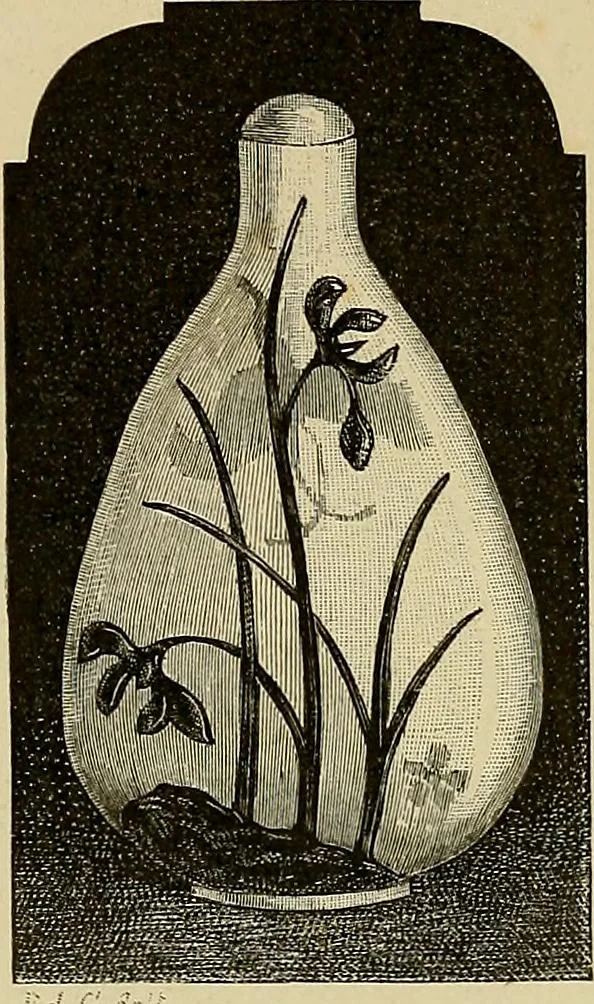An illustration from Histoire de la verrerie et de l'émaillerie, 1886, leaf 347