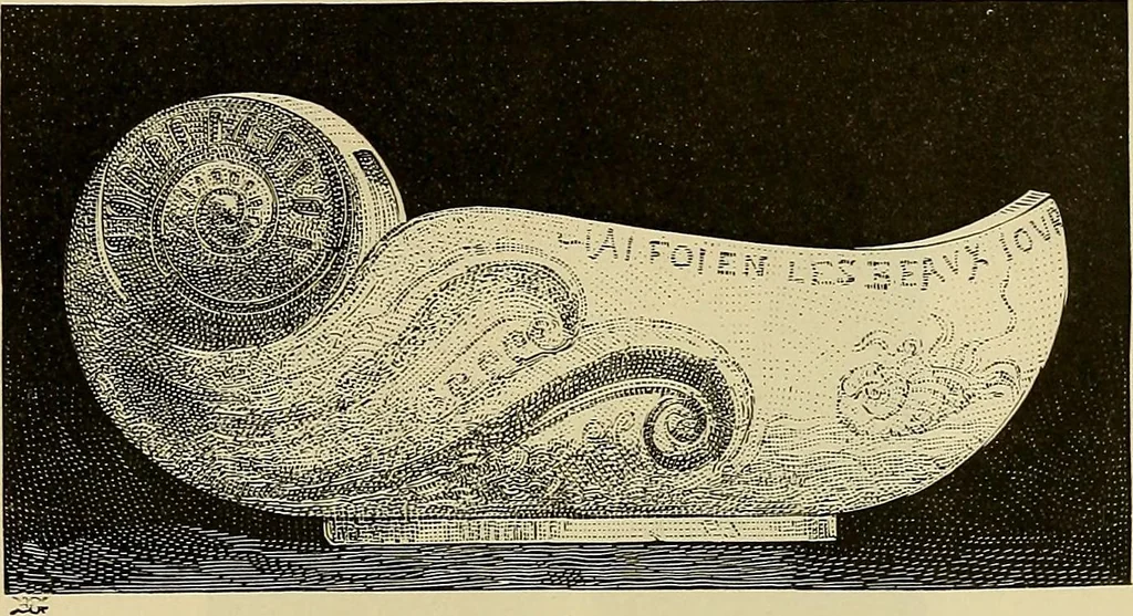 An illustration from Histoire de la verrerie et de l'émaillerie, 1886, leaf 375