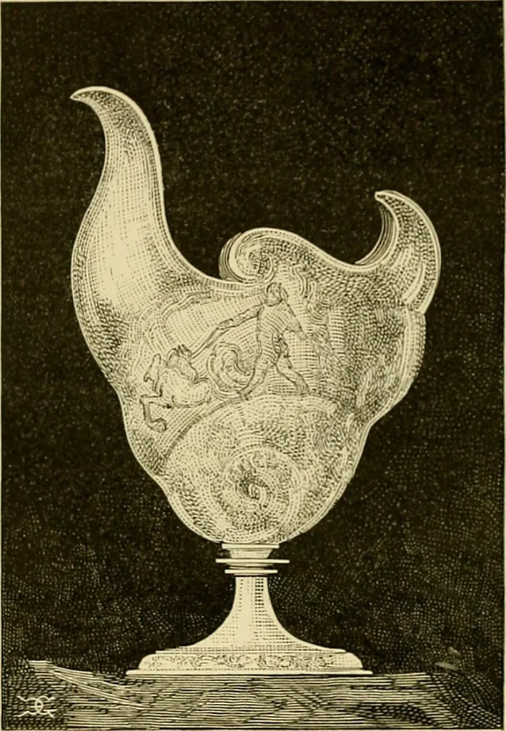An illustration from Histoire de la verrerie et de l'émaillerie, 1886, leaf 376