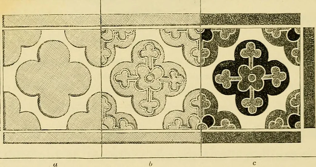 An illustration from Histoire de la verrerie et de l'émaillerie, 1886, leaf 436