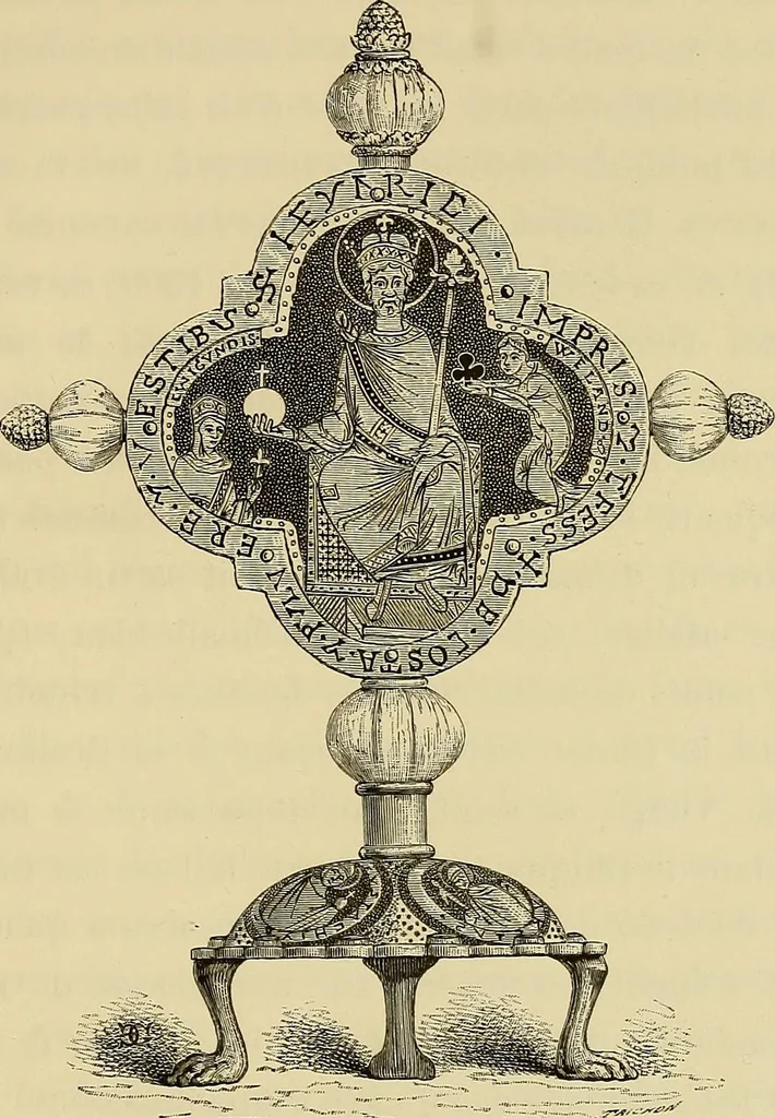 An illustration from Histoire de la verrerie et de l'émaillerie, 1886, leaf 443